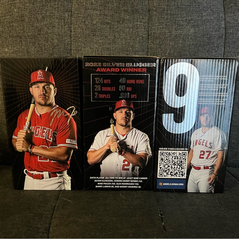 Mike trout bobblehead 2022 silver slugger